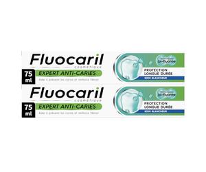 Fluocaril Cosmétique Dentifrice Expert Anti-Caries Soin Blancheur 75ml (Lot de 2)