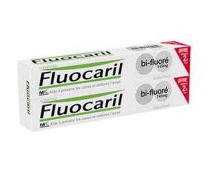 Fluocaril Dentifrice Bi-Fluoré 145mg Blancheur Tubes 2x75ml