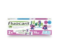 FLUOCARIL Dentifrice Enfant 6-13 ans Bubble Gum Bi-Fluoré 75ml | Aide à prévenir les caries, Renforce l'email des dents définitives, bi-fluoré 145mg, 97% ingrédients origine naturelle