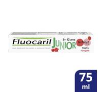 FLUOCARIL - Dentifrice Enfant Goût Fruits Rouges, Protection Anti-caries et Renforcement Email (Tube 75mL) - lot de 3 - Vendu par Lot