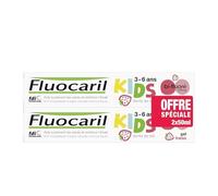 Fluocaril Kids Gel Dentifrice 0-6 Ans Fraise 2x75ml