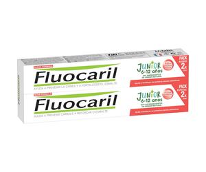 Fluocaril Duplo Junior Pâte de saveur fruits rouges 2x75ml