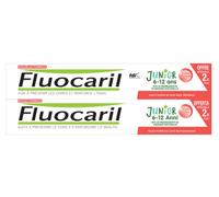Fluocaril Duplo Junior Pâte de saveur fruits rouges 2x75ml