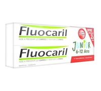 Fluocaril Junior Dentifrice 6-12 Ans Lot De 2 X 75 Ml - Fruits Rouges