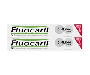 Fluocaril Natur'Essence Blancheur Dentifrice Bi-Fluoré 145mg Tubes 2x75ml