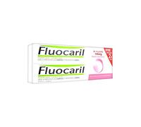 Fluocaril Pâte Dentifrice Dents Sensibles Bi-Fluoré Lot de 2 x 75 ml, Sans saveur