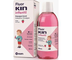 Fluor-Kin Enfant Anti-Caries Bain de Bouche Fraise 500ml