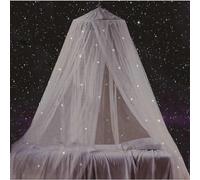 Fluorescent Stars Bed Canopy Glow In The Dark, Great Gift fg2025031700546