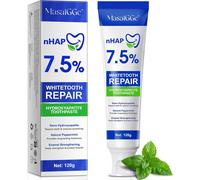 Fluorine Free Hydroxyapatite Toothpaste 120g-7.5% Hydroxyapatite For Enamel Protection & Remineralization,Professional Dental Care,Sweet Mint Taste.[S121]