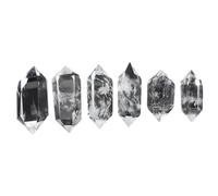 Fluorite à double pointe - Outil de méditation pour la relaxation - Pierre hexagonale de fluorite de prisme | de de quartz naturel pour Energy, Reiki, Balance