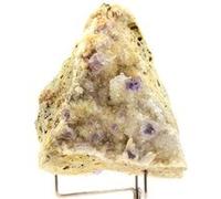 FLUORITE + BARYTE en provenance d'Espagne, La Cabaña, Berbes - Pierre et Cristal Naturel, Propriétés de Guérison et Énergie Positive 463.50 ct - Certificat d'Authenticité Inclus 67 x 43 x 38 mm Nature