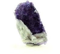 FLUORITE + BARYTE - Pierre Naturelle en Provenance de France, Saint-Péray, Ardèche Cristal de guérison et de protection 56.40 ct - Certificat d'Authenticité Inclus 43 x 23 x 10 mm G