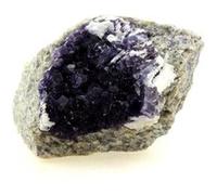 FLUORITE + BARYTE - Pierre Naturelle en Provenance de la France, Saint-Péray, Ardèche, Auvergne-Rhône-Alpes - Cristaux de Fluorite et Baryte, Collection Minérale Rare - 639.4 ct - Certificat d'Authent