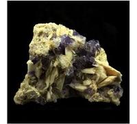 FLUORITE + BARYTE + QUARTZ - Pierre Naturelle en Provenance d'Espagne, La Cabaña, Berbes - Cristaux de Couleur Vives et Transparence, Collection Minérale 693.0 ct - Certificat d'Authenticité Inclus 70