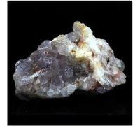FLUORITE HEMATOIDE + QUARTZ - Pierre Naturelle en Provenance de France, Tanneron - Cristaux de guérison, énergie positive 177.0 ct - Certificat d'Authenticité Inclus 50 x 30 x 23 mm