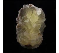 FLUORITE - Pierre Naturelle en Provenance de France, Arbouet-Sussaute - Stalactiforme Périmorphose de Calcite, Cristal Rare - 2148.0 ct - Certificat d'Authenticité Inclus 88 x 59 x 53 mm G