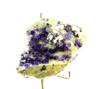 Fluorite + Quartz + Baryte. 1342.0 Ct. La Cabaña, Berbes, Asturias, Espagne.