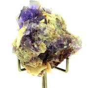 Fluorite + quartz + baryte 208,0 carats