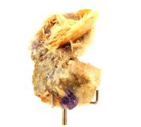 Fluorite + Quartz + Baryte. 261.0 Ct. La Cabaña, Berbes, Espagne.