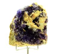 Fluorite + Quartz + Baryte. 972.0 Ct. La Cabaña, Berbes, Espagne.