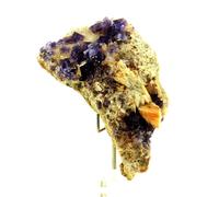 Fluorite + Quartz + Baryte. 985.0 Ct. La Cabaña, Berbes, Espagne.
