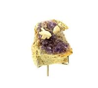 FLUORITE + QUARTZ + BARYTE en provenance d'Espagne, La Cabaña, Berbes - Pierre et Cristal Naturel, Propriétés de Guérison et Énergétiques 259.00 ct - Certificat d'Authenticité Inclus 67 x 38 x 25 mm N