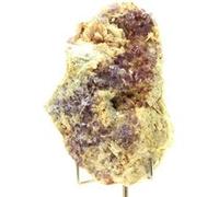 FLUORITE + QUARTZ + BARYTE en provenance d'Espagne, La Cabaña, Berbes - Pierre et Cristal Naturel, Propriétés de Guérison et Énergétiques - 604.50 ct - Certificat d'Authenticité Inclus 65 x 57 x 42 mm
