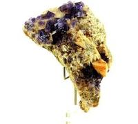 Fluorite + Quartz + Baryte. 985.0 Ct. La Cabaña, Berbes, Espagne.