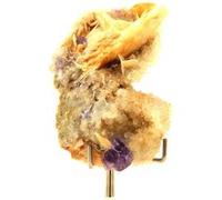 FLUORITE + QUARTZ + BARYTE en provenance d'Espagne, La Cabaña, Berbes - Pierre et Cristal Naturel, Propriétés de Guérison et Énergétiques 261.0 ct - Certificat d'Authenticité Inclus 60 x 36 x 25 mm Na