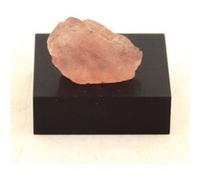 FLUORITE ROSE - Pierre Naturelle en Provenance de France, Haute-Savoie, Aiguille de l'Éboulement - Cristal de guérison et protection 19 ct - Certificat d'Authenticité Inclus 23 x 14 x 8 mm Rose G