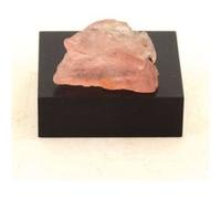 FLUORITE ROSE - Pierre Naturelle en Provenance de France, Haute-Savoie (Aiguille de l'Éboulement) - Cristal de Guérison et Protection 17 ct - Certificat d'Authenticité Inclus 21 x 11 x 6 mm Rose G