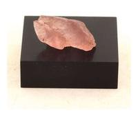 FLUORITE ROSE - Pierre Naturelle en Provenance de France, Haute-Savoie (Aiguille de l'Éboulement) - Cristal Rare et Coloré 12 ct - Certificat d'Authenticité Inclus 19 x 9 x 6 mm Rose G