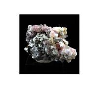 FLUORITE ROSE + QUARTZ FUME en provenance de FRANCE, Haute-Savoie, Glacier d'Argentière - Pierre Naturelle aux Propriétés de Guérison et d'Equilibre