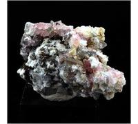 FLUORITE ROSE + QUARTZ FUMÉ en provenance de FRANCE, Haute-Savoie, Glacier d'Argentière - Pierre Naturelle aux Propriétés de Guérison et d'Équilibre 127.0 ct - Certificat d'Authenticité Inclus 45 x 30