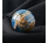 Fluorite Rough Stone Crystal Ball Rainbow for Decoration or Magic,Blue Rex-5cm Gemstone Stone