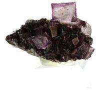 FLUORITE + SPHALERITE - Pierre Naturelle en Provenance des USA, Tennessee - Cristaux Multicolores, Énergie Positive 319.6 ct - Certificat d'Authenticité Inclus 50 x 34 x 23 mm G