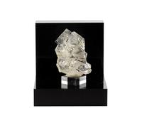 FLUORITE STALACTITE + SPHALERITE en provenance de FRANCE, Tanneron, Var - Cristal Naturel et Roche Minérale, 446.6 ct - Certificat d'Authenticité Inclus 54 x 40 x 26 mm Naturel G
