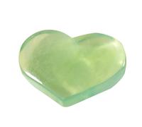 Fluorite Tumbled Stones, Heart-Shaped Fluorite Crystal Beads, Natural Green Healing Gemstones, Reiki Pocket Stones for Energy Balance, Luck & Spiritual Protection