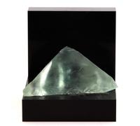 FLUORITE VERTE - Pierre Naturelle en Provenance de France, Haute-Savoie et Savoie - Cristal de guérison, protection psychique, équilibre émotionnel 89.8 ct - Certificat d'Authenticité Inclus 39 x 31 x