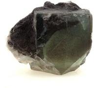 FLUORITE VERTE - Pierre Naturelle en Provenance de France, Haute-Savoie - Cristal de guérison, protection psychique, équilibre émotionnel 120.7 ct - Certificat d'Authenticité Inclus 32 x 23 x 20 mm G