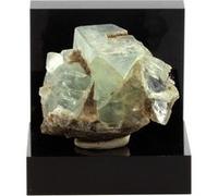 FLUORITE VERTE - Pierre Naturelle en Provenance de France, Haute-Savoie et Savoie - Cristal de guérison, protection psychique, équilibre émotionnel 98.8 ct - Certificat d'Authenticité Inclus 35 x 29 x