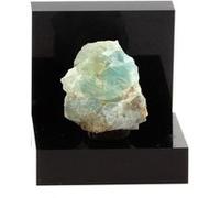 FLUORITE VERTE - Pierre Naturelle en Provenance de France, Haute-Savoie et Savoie - Cristal Rare et Puissant pour la Protection et la Clarté Mentale 61.8 ct - Certificat d'Authenticité Inclus 24 x 21 
