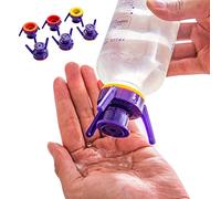 FLUORO Lot de 6 supports de vidange de bouteille - Bouchon de support inversé anti-fuite, bouchon de bouteille avec trépied