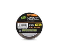 Fox Edges Illusion Fil de ligne en fluorocarbone Vert 40 m 9 kg