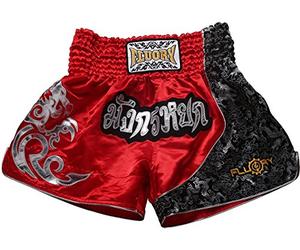 FLUORY Short de muay-thaï, vêtement de MMA, pour arts martiaux, kick-boxing, grappling
