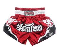 FLUORY Short Muay Thai,Haute Qualité Short Boxe Thaï Short MMA Kick Boxing pour Femme Homme Enfant Compétition D'entraînement de Combat.