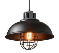 Flush Mount Ceiling Lighting Fixtures, American Country Style Chandelier, Creative Personality Iron Art Hanging Lamp, Barber Shop Office Living Room Decoration Pendant Light(Dark)