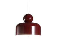 Flush Mount Ceiling Lighting Fixtures, Creative Retro Metal Acrylic Hanging Lamp, Personality Nordic Style Chandelier, Restaurant Coffee Shop Office Decoration Pendant Light (Color: Dark)(Red)