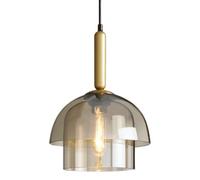 Flush Mount Ceiling Lighting Fixtures,French Minimalist Chandelier,Creative Personality Metal Glass Pendant Lamp,Hotel Restaurant Bar Decorat Hanging Light