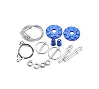 Flush Pin Set for Universal Racing Cars - Aluminium Bonnet Latch Lock Set, Lightweight, Durable, Adjustable Size